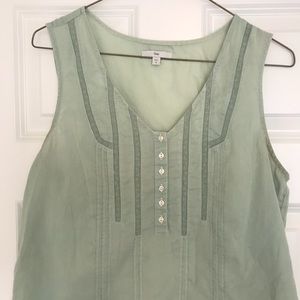 Gap Mint Green Sleeveless Detailed Top size medium
